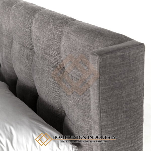Dipan Minimalis Full Fabric Ash Grey Color JF-37.2
