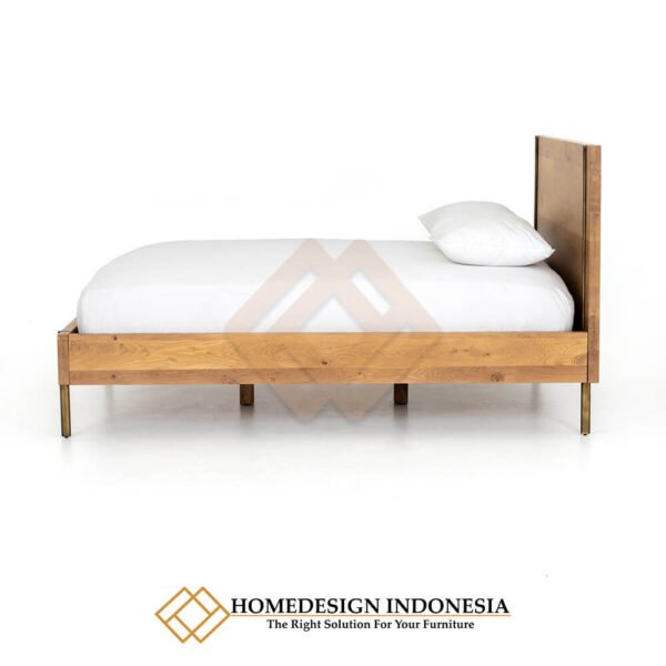 Dipan Minimalis Modern Kaki Stainless Solid Wood JF-38.1