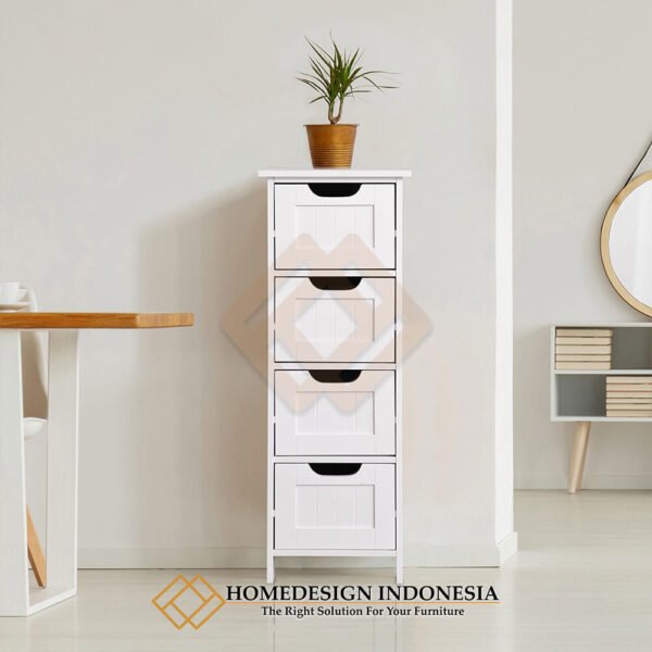 Drawer Minimalis Cabinet Putih Duco Minimalis Model JF-26.2