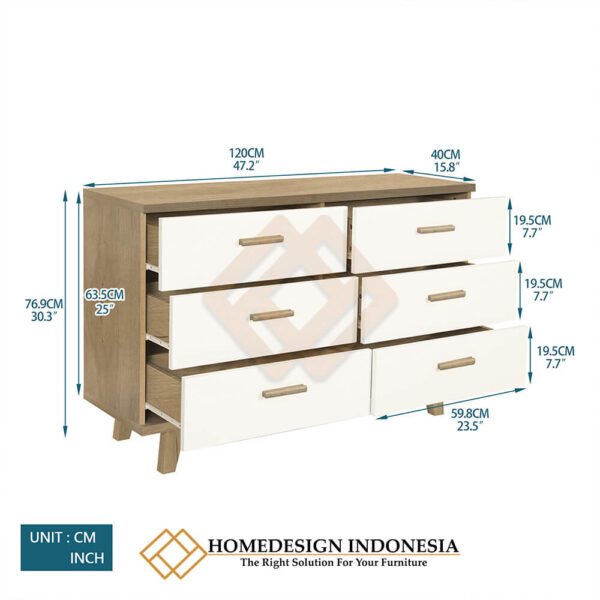 Drawer Minimalis Laci 6 Minimalis Design JF-24.2