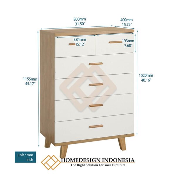 Drawer Minimalis Scandinavian Style Jepara Furniture JF-23.2