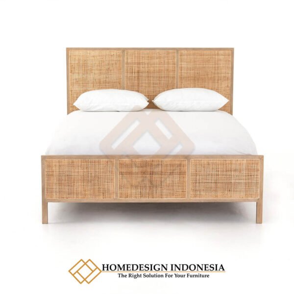 Harga Tempat Tidur Minimalis Jepara Terbaru Natural Color JF-40