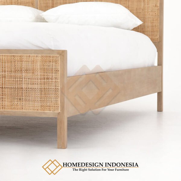 Harga Tempat Tidur Minimalis Jepara Terbaru Natural Color JF-40.2
