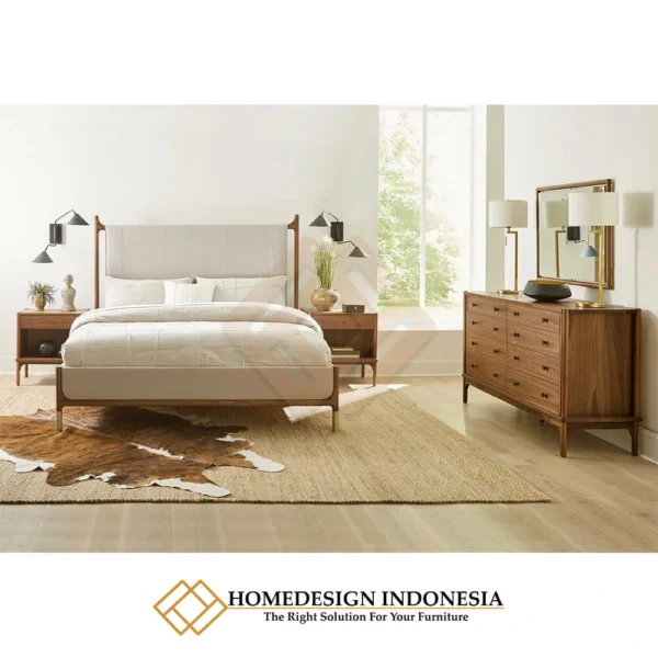 Kamar Set Minimalis Jepara Kayu Jati Solid Best Sale JF-102.1