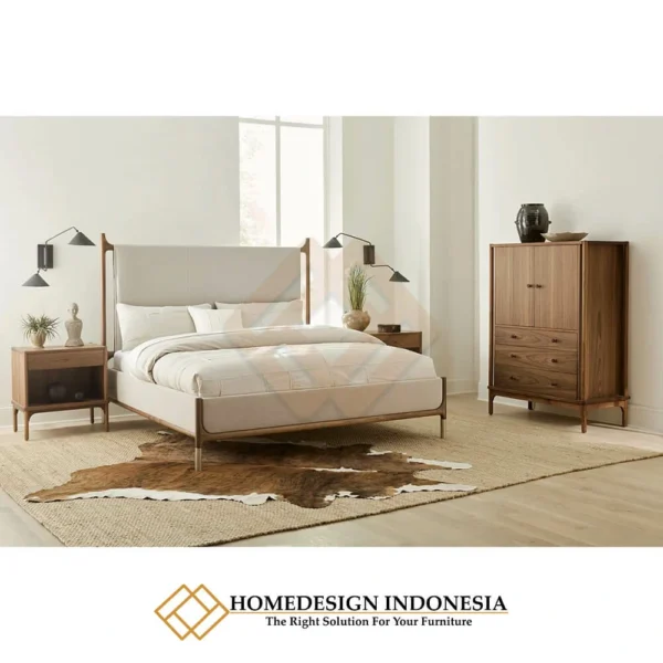Kamar Set Minimalis Jepara Kayu Jati Solid Best Sale JF-102.2