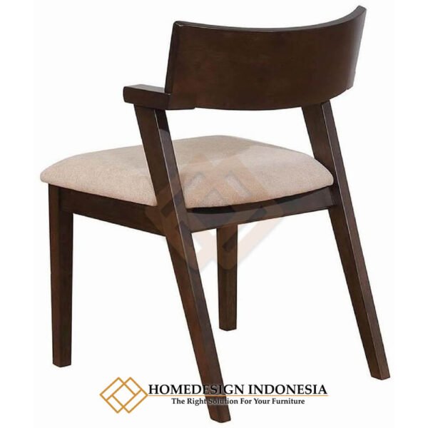 Kursi Kafe Kayu Jati Solid Natural Walnut JF-30.1