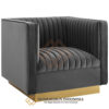 Kursi Sofa Modern Minimalis Stainless Feet Design JF-96