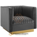 Kursi Sofa Modern Minimalis Stainless Feet Design JF-96