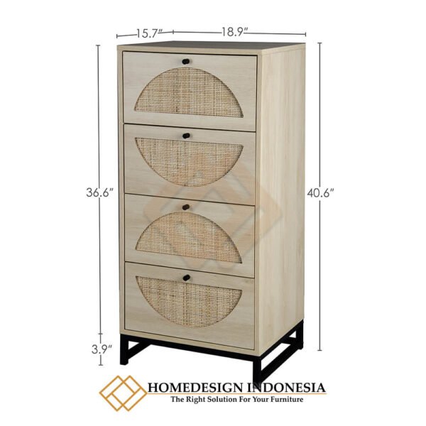 Lemari Drawer Minimalis Jepara Vintage Style JF-27.2