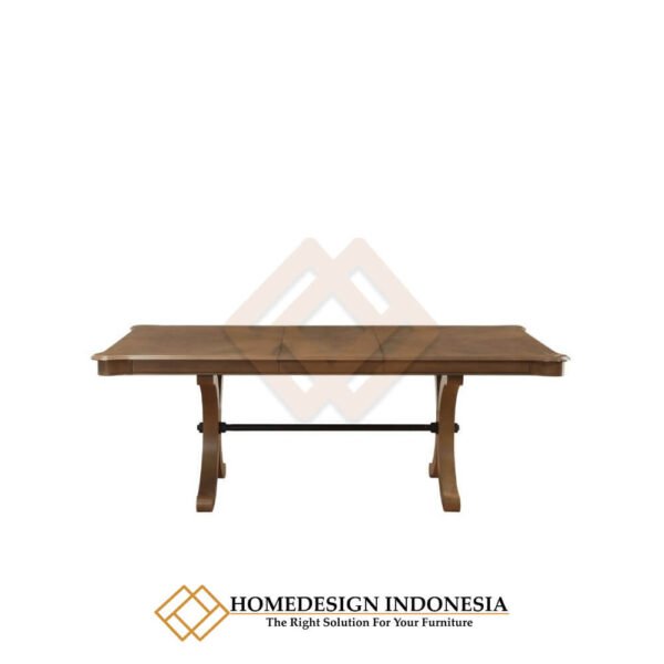 Meja Makan Minimalis Jati Natural Walnut Color JF-13