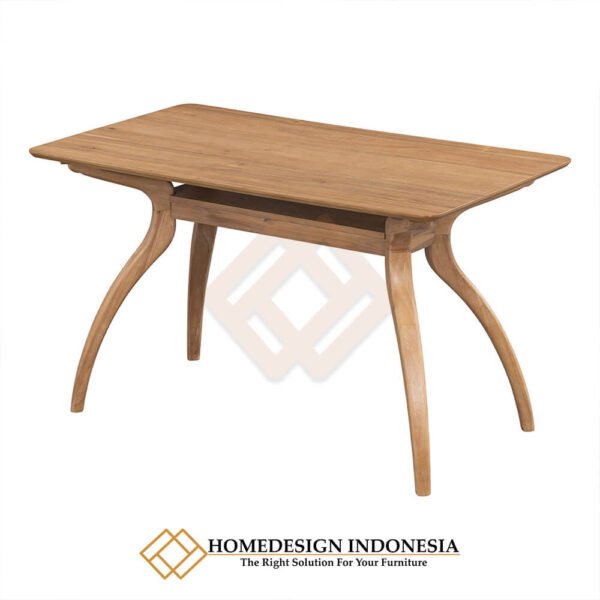 Meja Makan Minimalis Jati Scandinavian Style JF-84