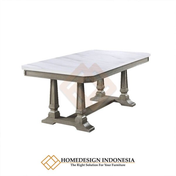 Meja Makan Minimalis Klasik Rustic French Style JF-15