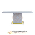 Meja Makan Jepara Minimalis Solid Duco Color JF-17