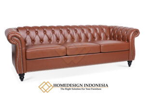 Model Sofa Chesterfield Klasik Elegant Oscar Leather JF-128