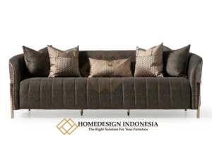 Set Sofa Tamu Minimalis Mewah Stainless Steel Feet JF-116