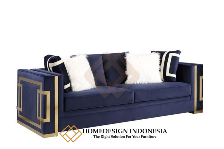 Sofa Minimalis 3 Dudukan Gold Line Elegant Type JF-66