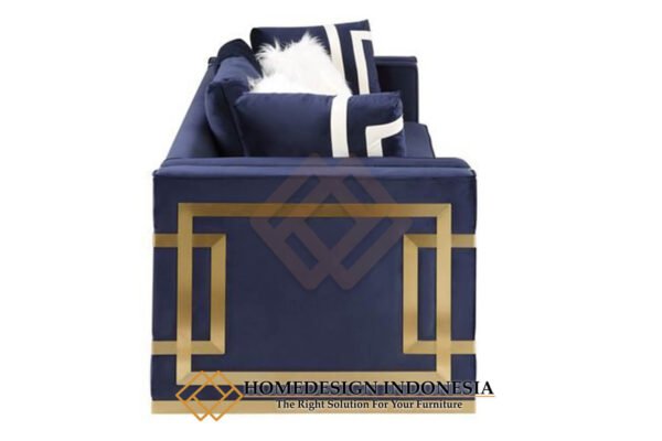 Sofa Minimalis 3 Dudukan Gold Line Elegant Type JF-66.1