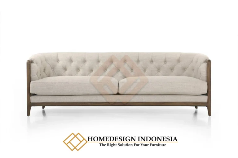 Sofa Tamu Minimalis Jati 3 Seater Klasik Elegant JF-118