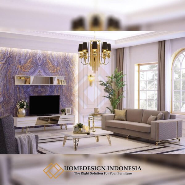 Sofa Tamu Minimalis Stainless Steel Modern Style JF-11.1