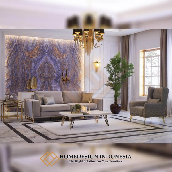 Sofa Tamu Minimalis Stainless Steel Modern Style JF-11.2