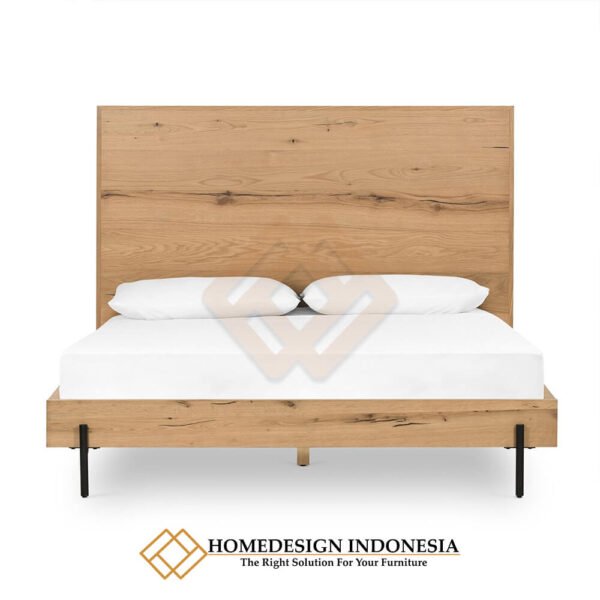 Tempat Tidur Minimalis Jepara Kayu Solid Jati JF-34
