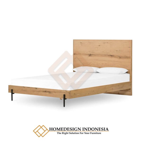 Tempat Tidur Minimalis Jepara Kayu Solid Jati JF-34.1