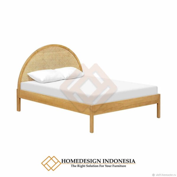 Tempat Tidur Minimalis Klasik Rotan Kombinasi JF-73
