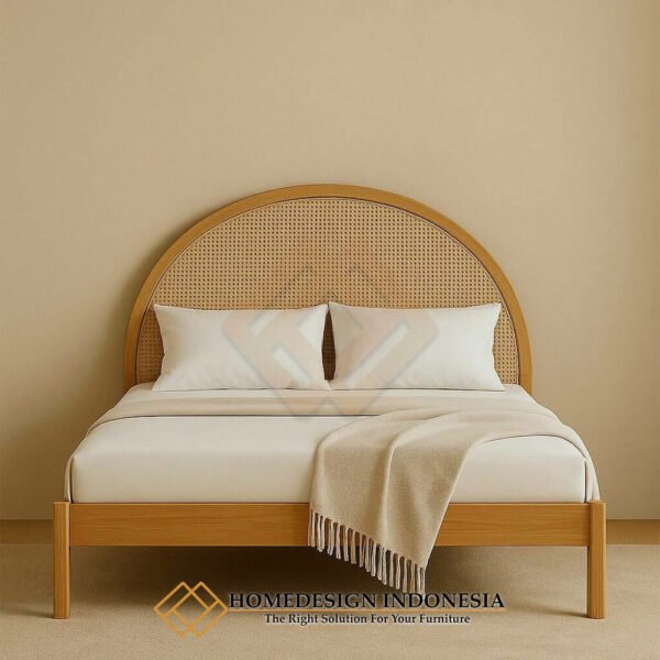 Tempat Tidur Minimalis Klasik Rotan Kombinasi JF-73.1