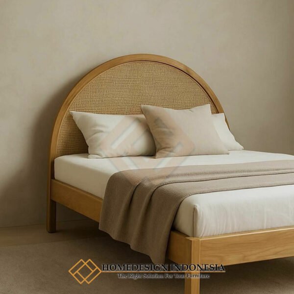 Tempat Tidur Minimalis Klasik Rotan Kombinasi JF-73.2