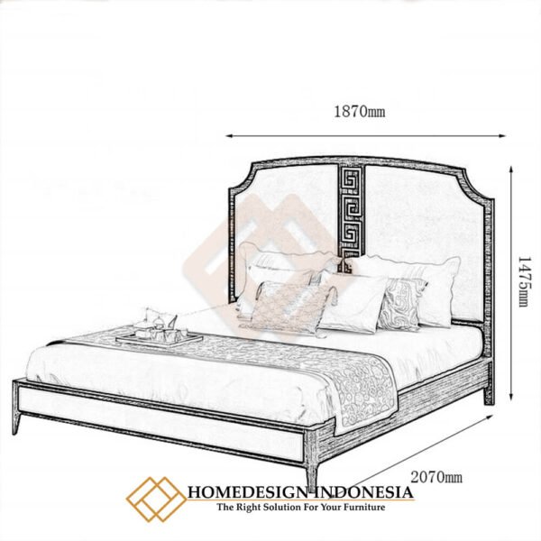 Tempat Tidur Minimalis Mewah Queen Size Sale JF-39.2