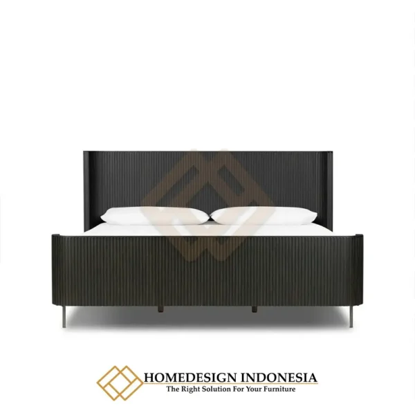 Dipan Minimalis Cantik Solid Duco Model Salur JF-143
