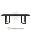 Meja Makan Minimalis Black Rustic Modern Design JF-150