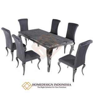 Meja Makan Stainless Steel Minimalis Modern Design JF-177