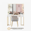 Meja Rias Salon Minimalis Model Lampu Hollywood Style JF-159