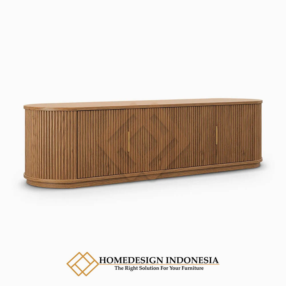 Meja TV Jati Minimalis Model Salur Promo Ramadhan JF-165