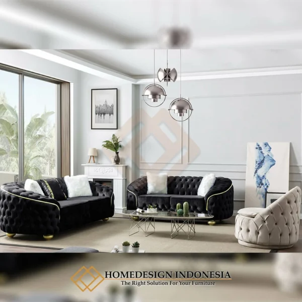 Sofa Tamu Chesterfield Anggun Elegant Living Room JF-139.2