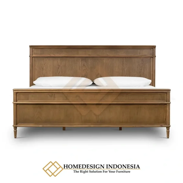 Tempat Tidur Minimalis Kayu Jati Grade A Classic Style JF-141