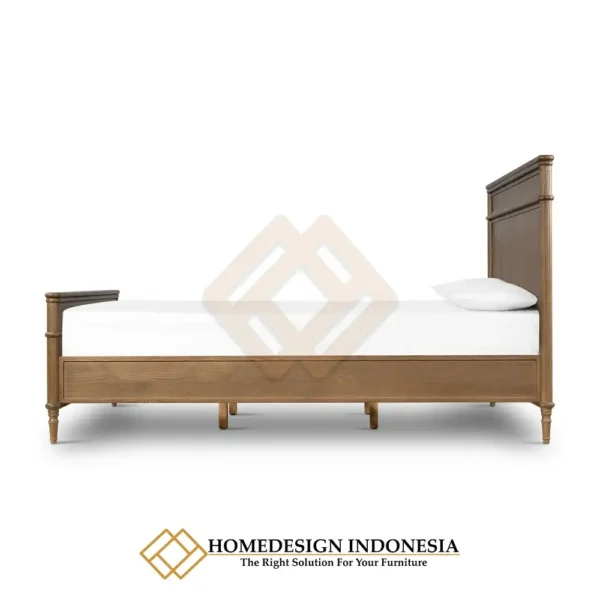 Tempat Tidur Minimalis Kayu Jati Grade A Classic Style JF-141.2