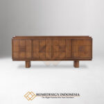 Bufet TV Jati Minimalis Solid Wood Natural Walnut JF-231
