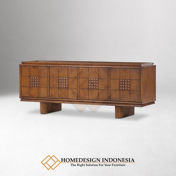 Bufet TV Jati Minimalis Solid Wood Natural Walnut JF-231.1