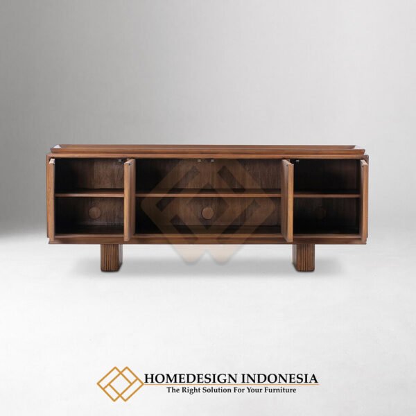 Bufet TV Jati Minimalis Solid Wood Natural Walnut JF-231.2