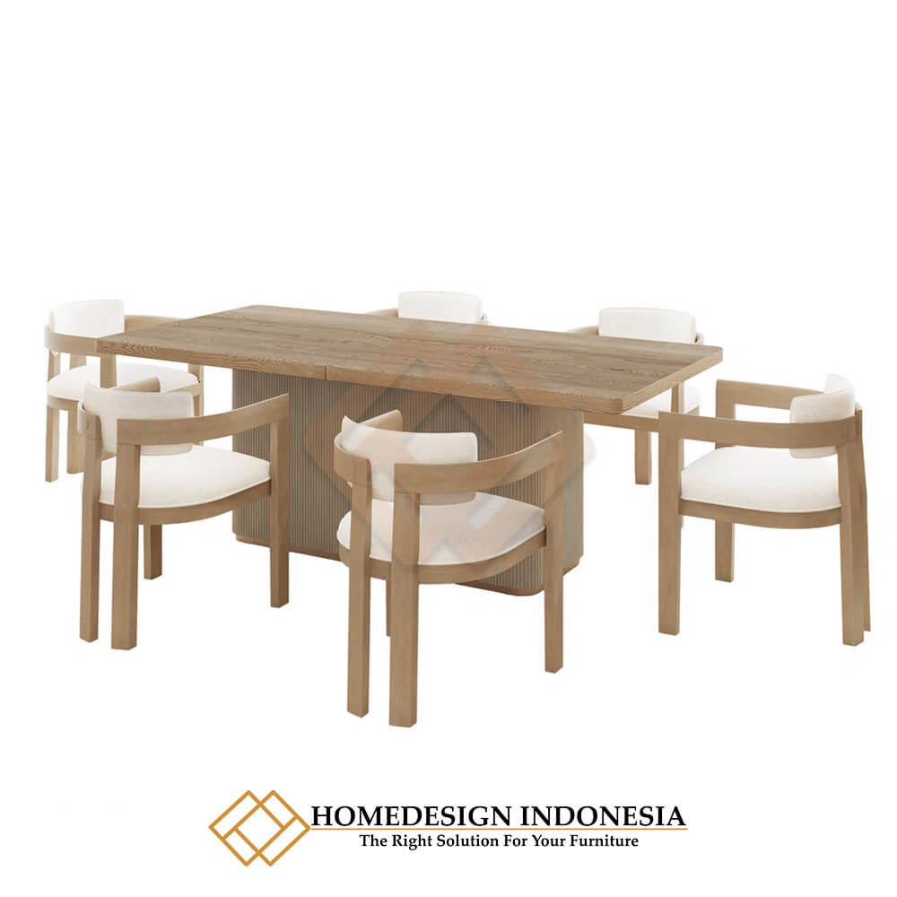 Meja Makan Minimalis Jati Modern Interior Design JF-205