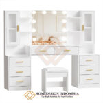 Meja Rias Minimalis Putih Jepara Modern Interior Design JF-196