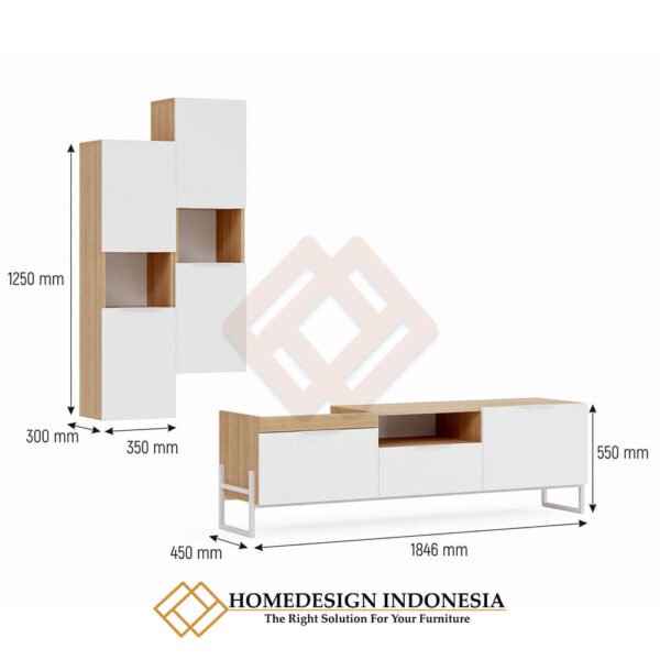 Meja TV Minimalis Solid Duco Combine Ramadhan Sale JF-201.1