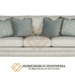 Sofa 3 Dudukan Minimalis Klasik Natural Walnut Feet JF-223