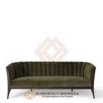 Sofa 3 Seater Minimalis Klasik Rangka Kayu Jati Solid JF-219