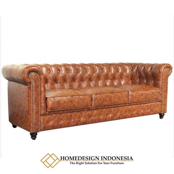 Sofa Chesterfield 3 Seater Exclusive Leather Beauty Concept JF-192