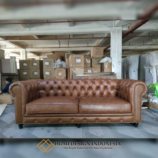 Sofa Chesterfield 3 Seater Exclusive Leather Beauty Concept JF-192.1