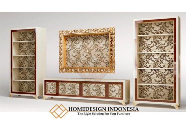 Bufet TV Mewah Jepara Elegant Motif Style JF-298.1