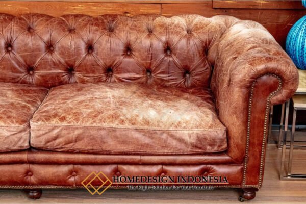 Chesterfield Sofa Leather Luxury Design Best Seller JF-251.2